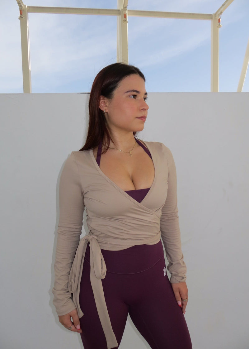 FLOW Wrap Top - SAND