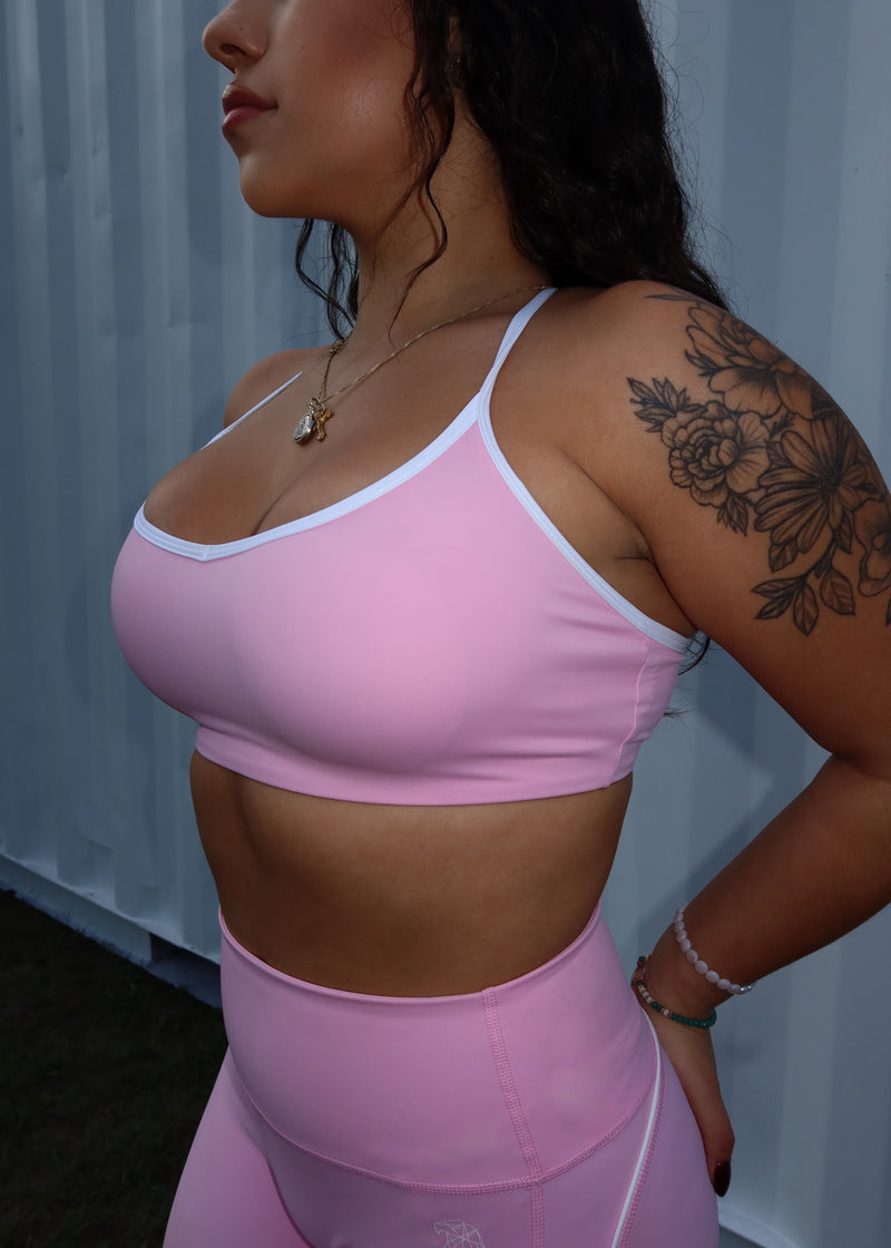LOVE Sports Bra - BUBBLEGUM