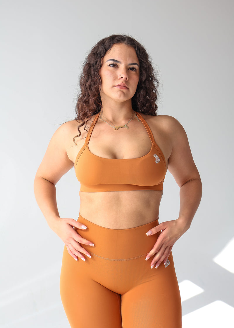 COMEBACK Halter Bra - PUMPKIN